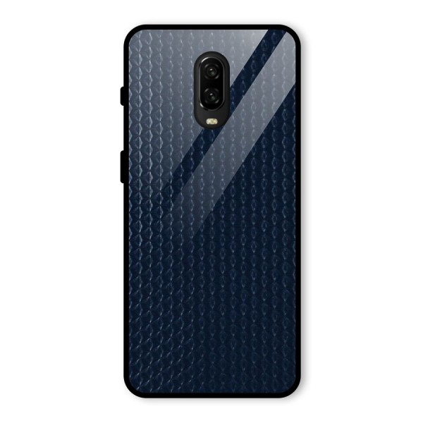 Blue Pattern Glass Back Case for OnePlus 6T